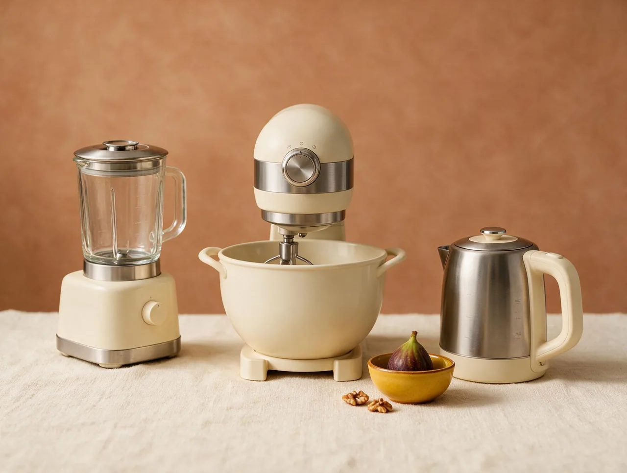 Electrodomésticos de cocina: licuadora, batidora y hervidor